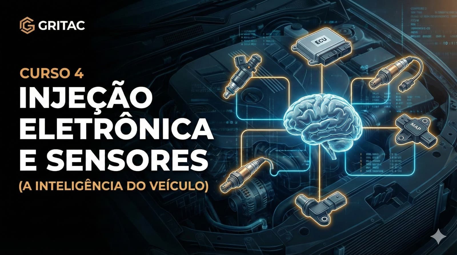 Curso 4: Injeção Eletrônica e Sensores (A Inteligência do Veículo)
